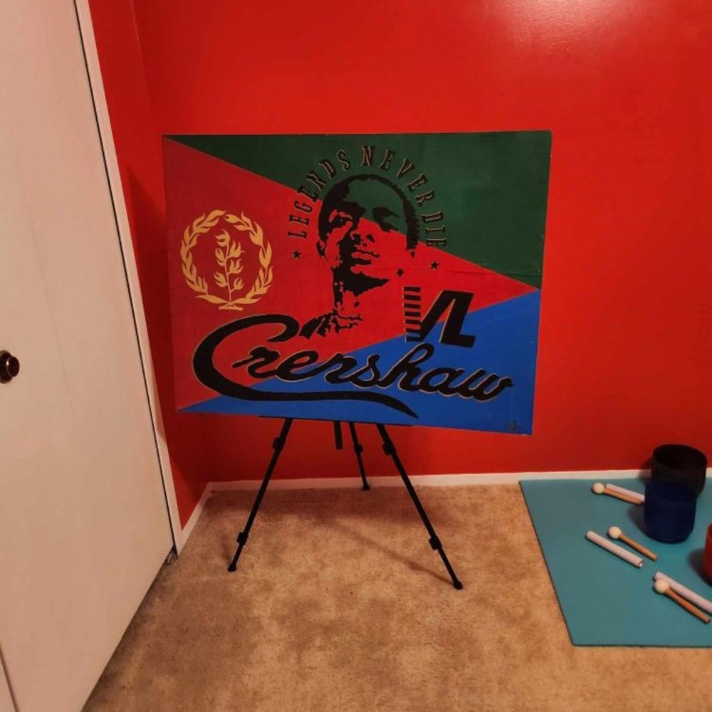Legends Never Die Kershaw Art Print